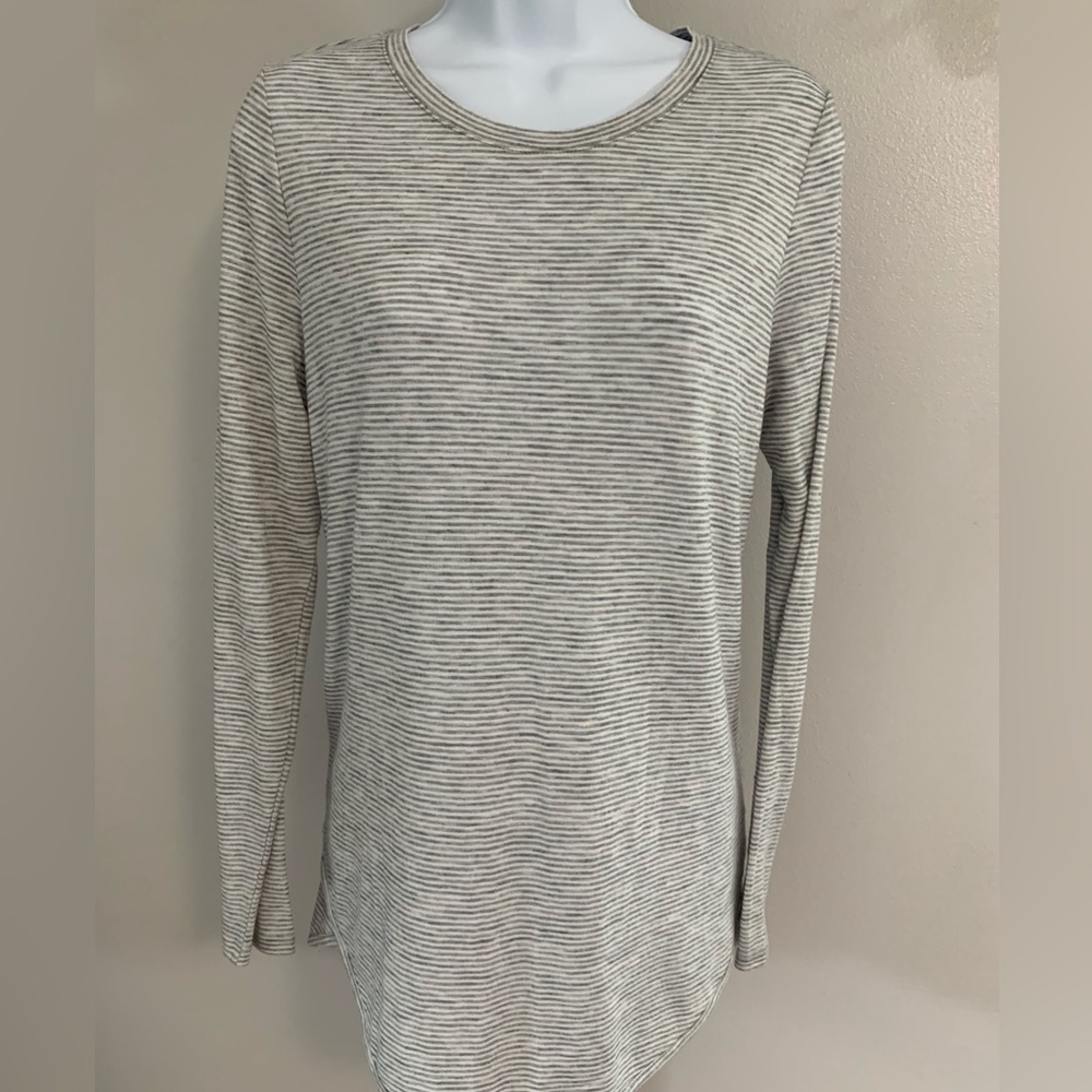 LOFT Striped Long Sleeve Tee